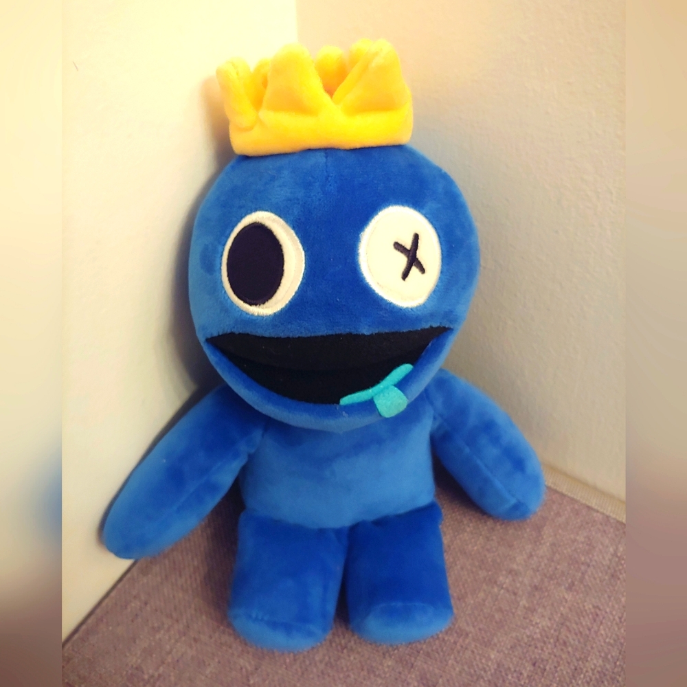 Rainbow Friends 8" Blue Plush